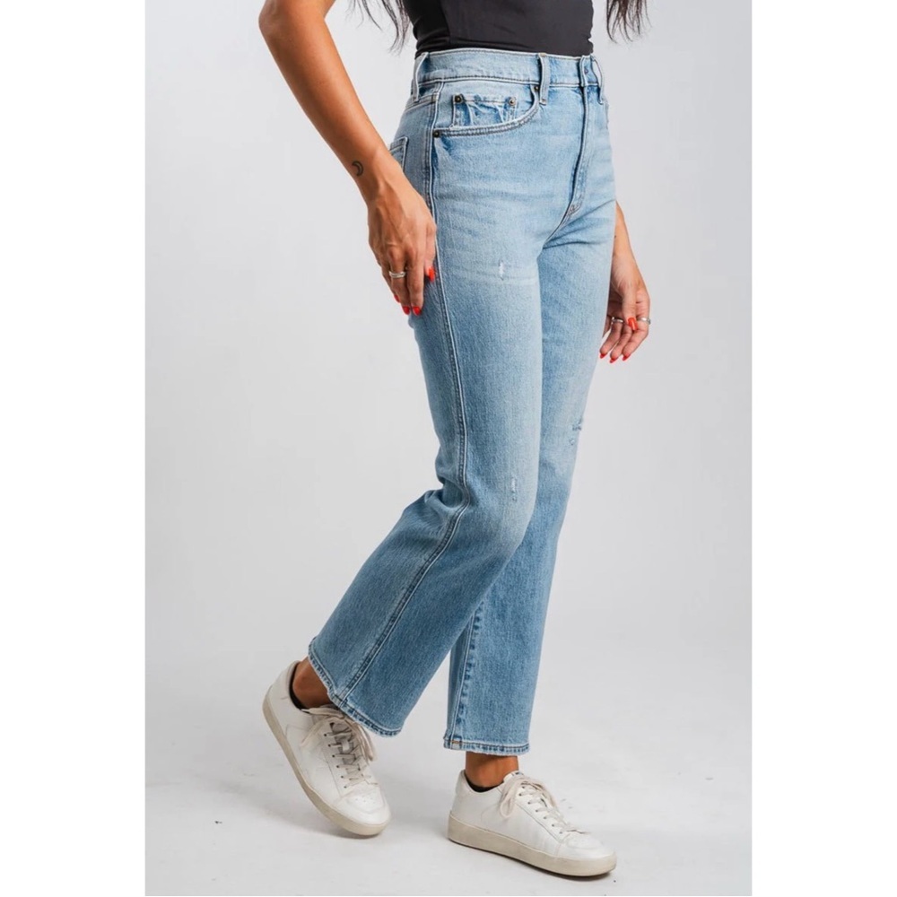 Daze Denim Soho High Rise Ankle Flare Jeans in All Mine Size 28
